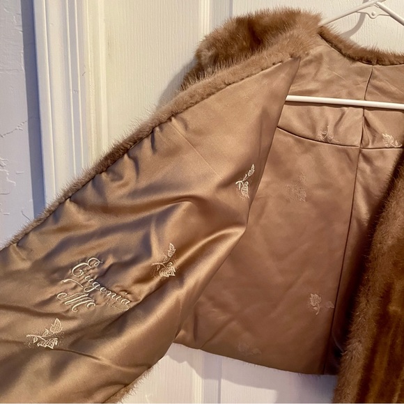 Mink fur wrap, stole, cape-let - EUC vintage - Picture 12 of 15